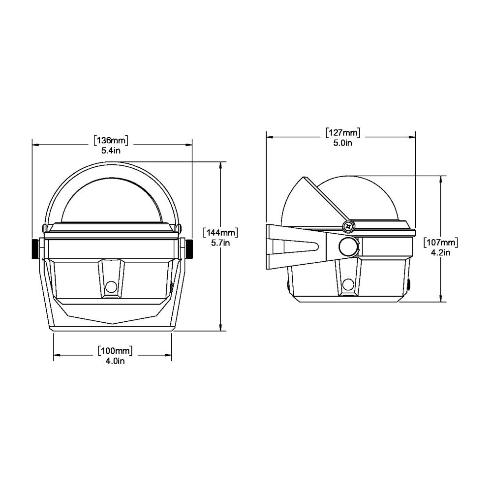 Ritchie B-81 Voyager Compass - Bracket Mount - Black [B-81]