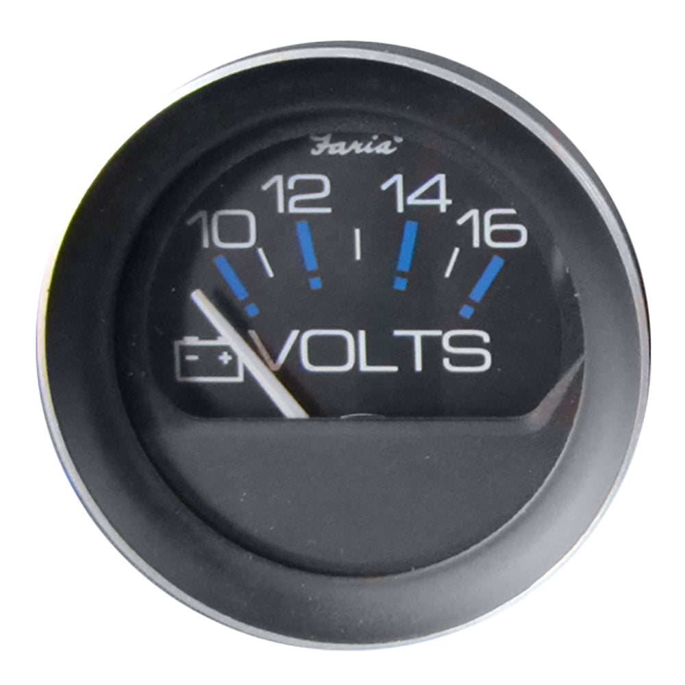 Faria Coral 2" Voltmeter (10-16 VDC) [13010]